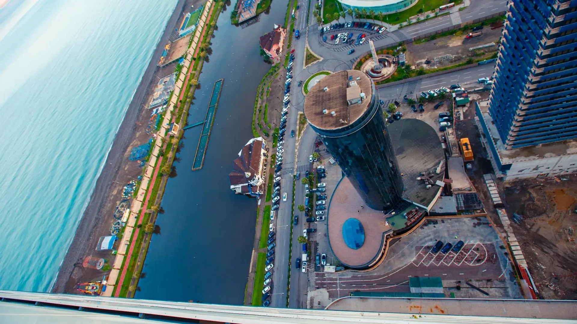 Panorama City Center Beachfront Lägenhet Batumi