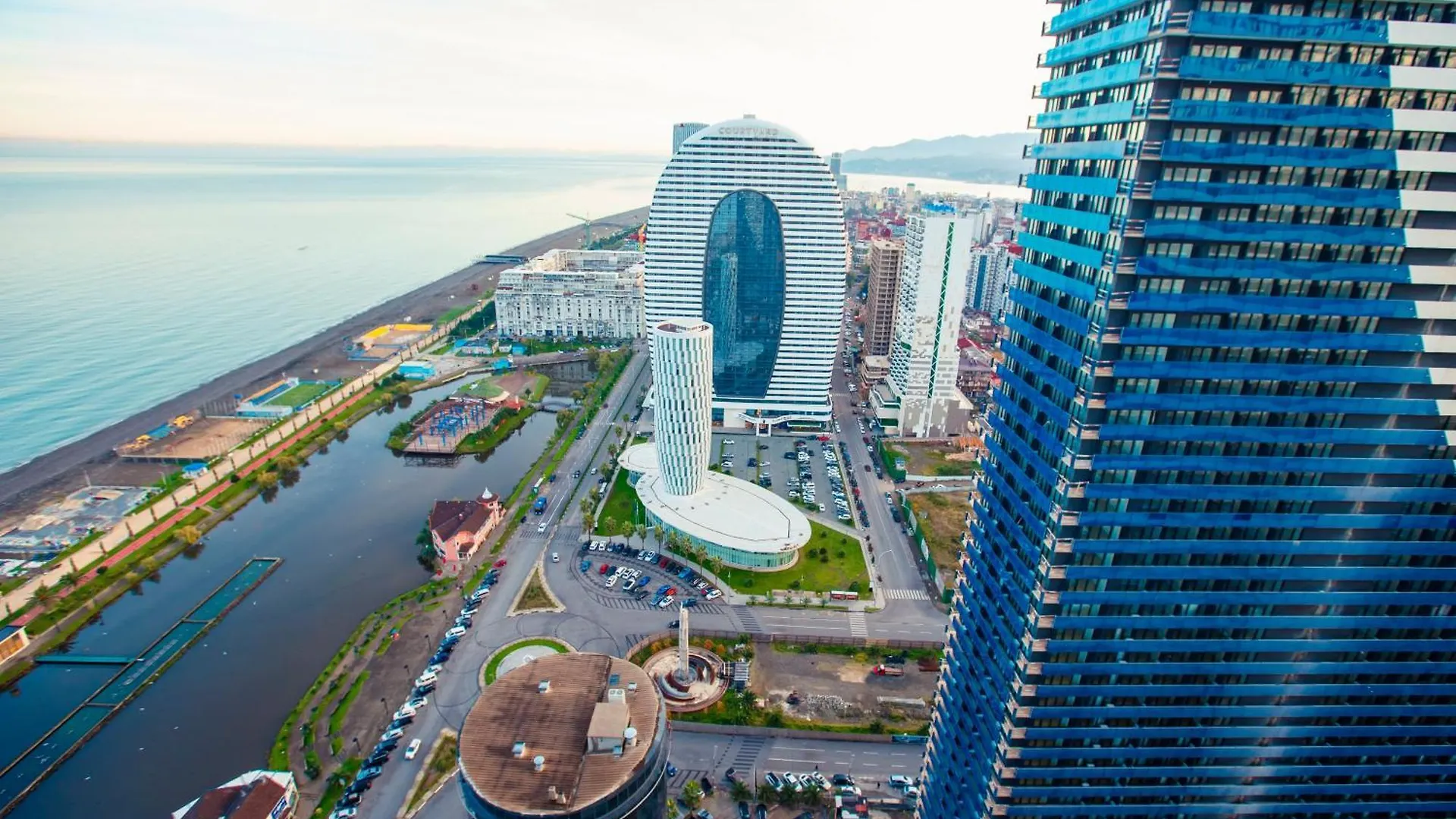 Panorama City Center Beachfront Lägenhet Batumi